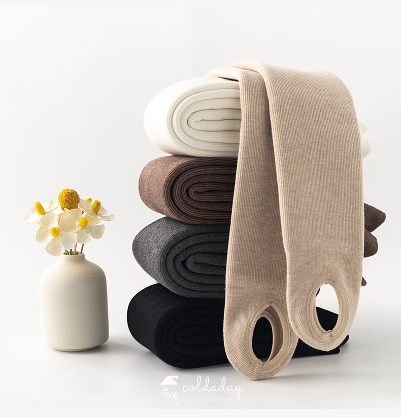 เลกกิ้งกันหนาวบุขนกันหนาวเด็ก รุ่นเหยียบส้น มี 4 สี