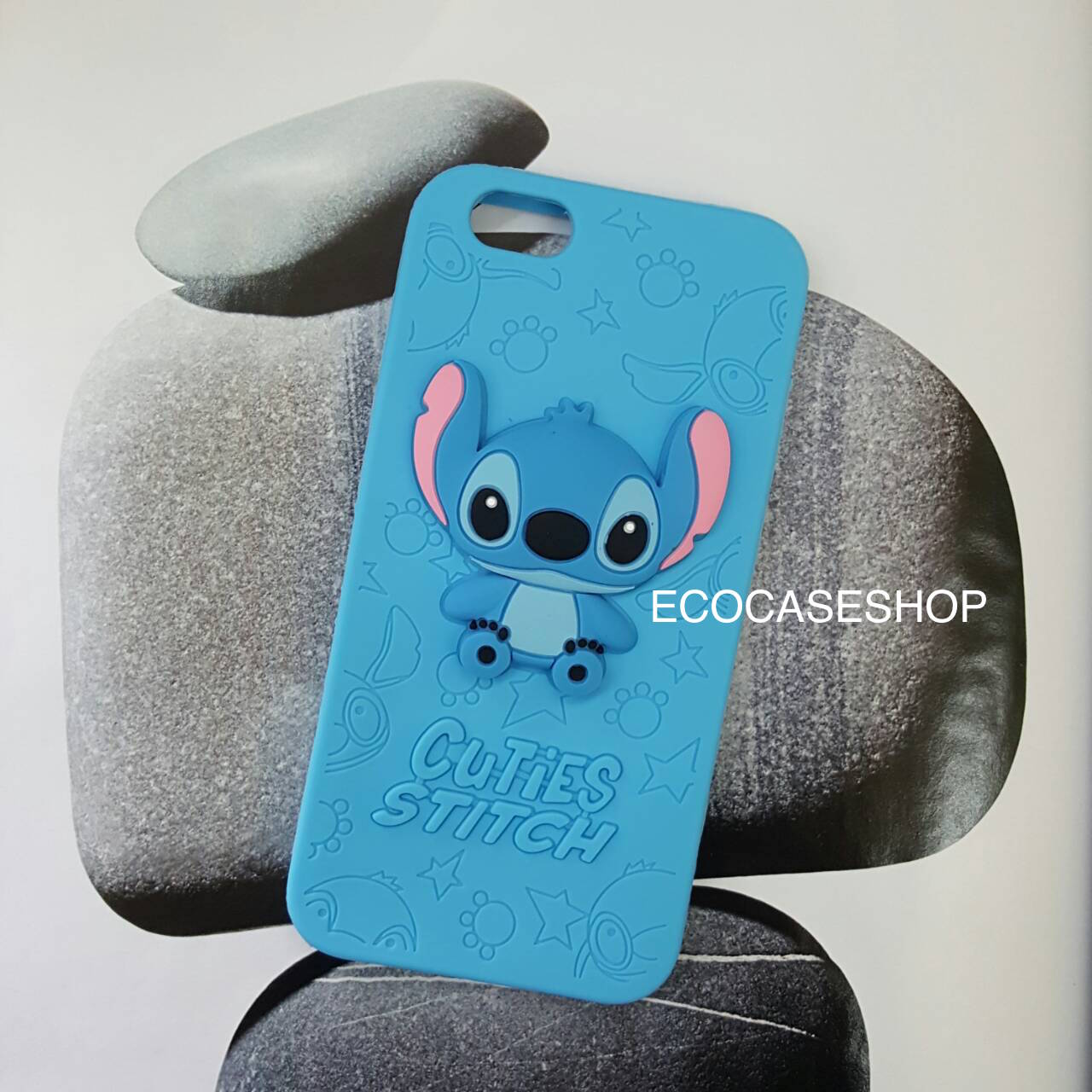 iPhone6/6s เคสยางซิลิโคนสติช