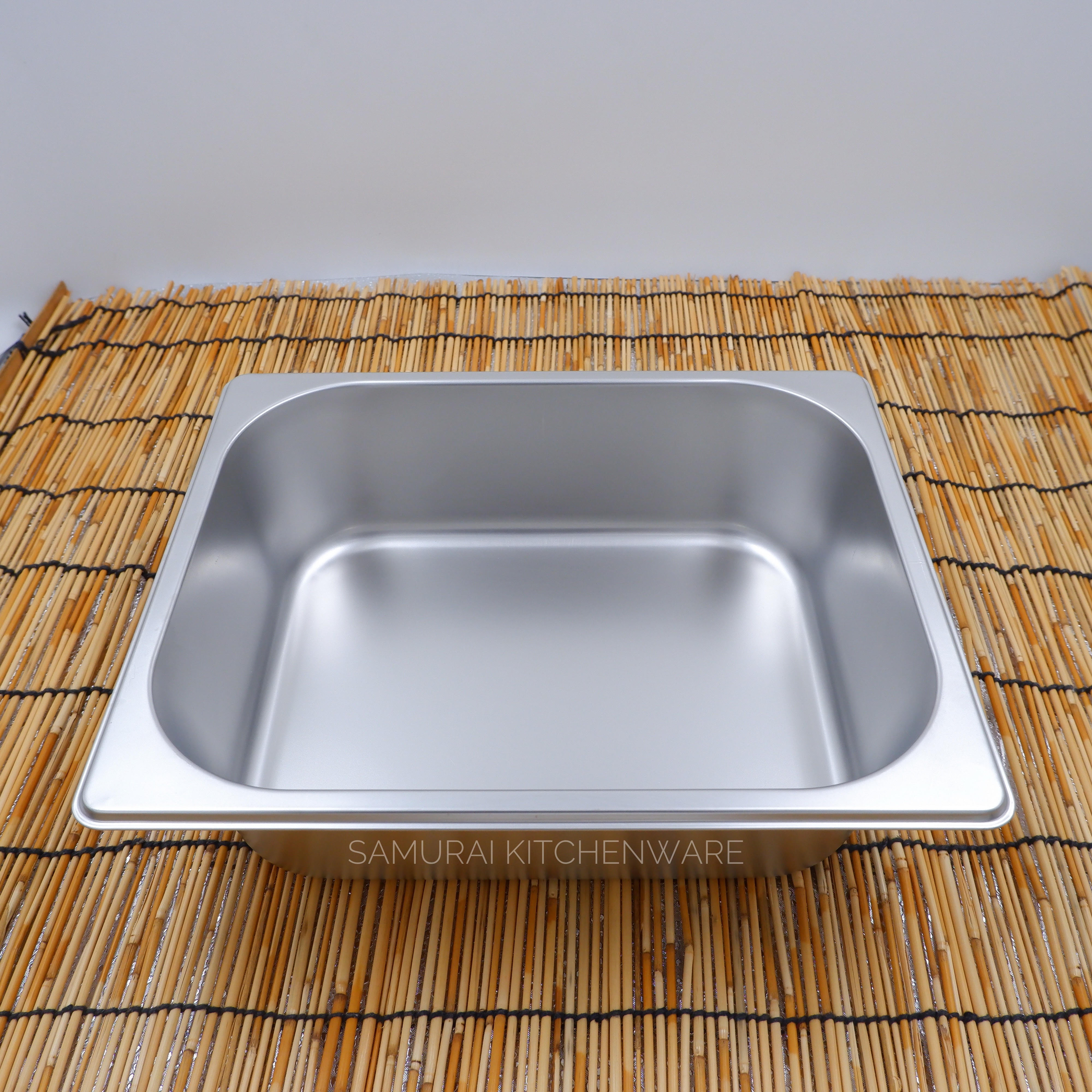 ถาดสแตนเลส SS-201 1/2 (32.5x26.5x6.5 cm)