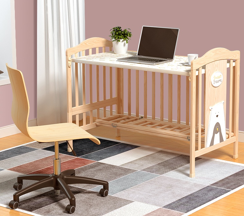 เตียงนอนไม้สำหรับเด็ก Double Bed ปรับขยายเตียงใหญ่ได้ TB101013 (W3)