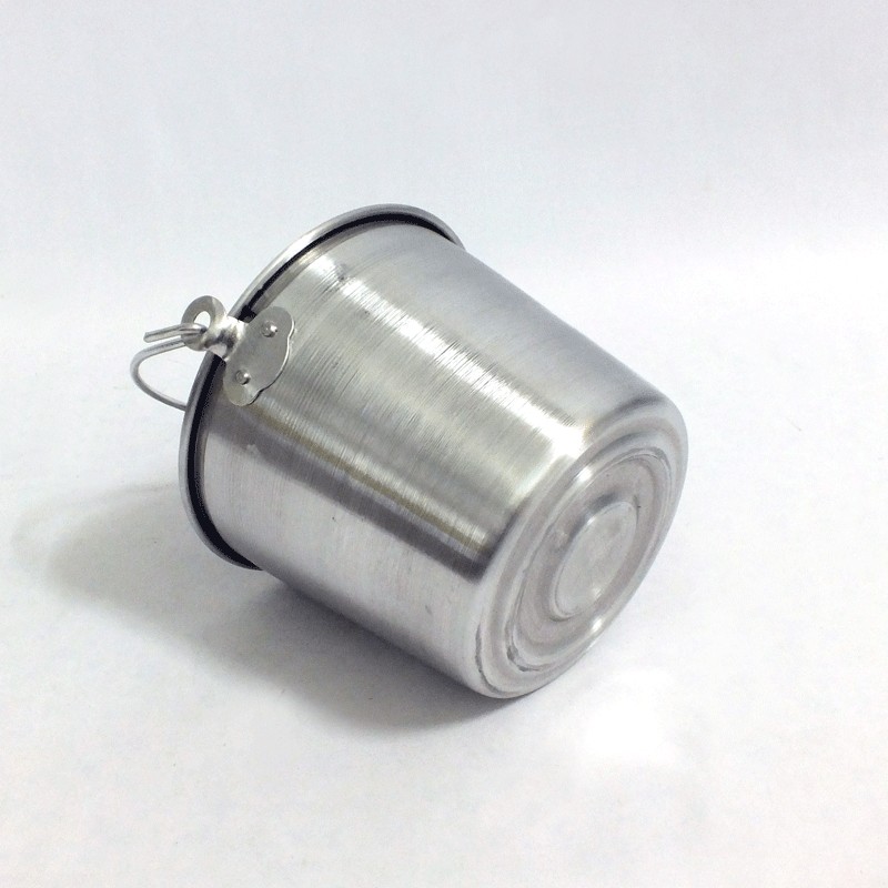 ถังน้ำแข็งอลูมิเนียม ตรานก 14 ซม.