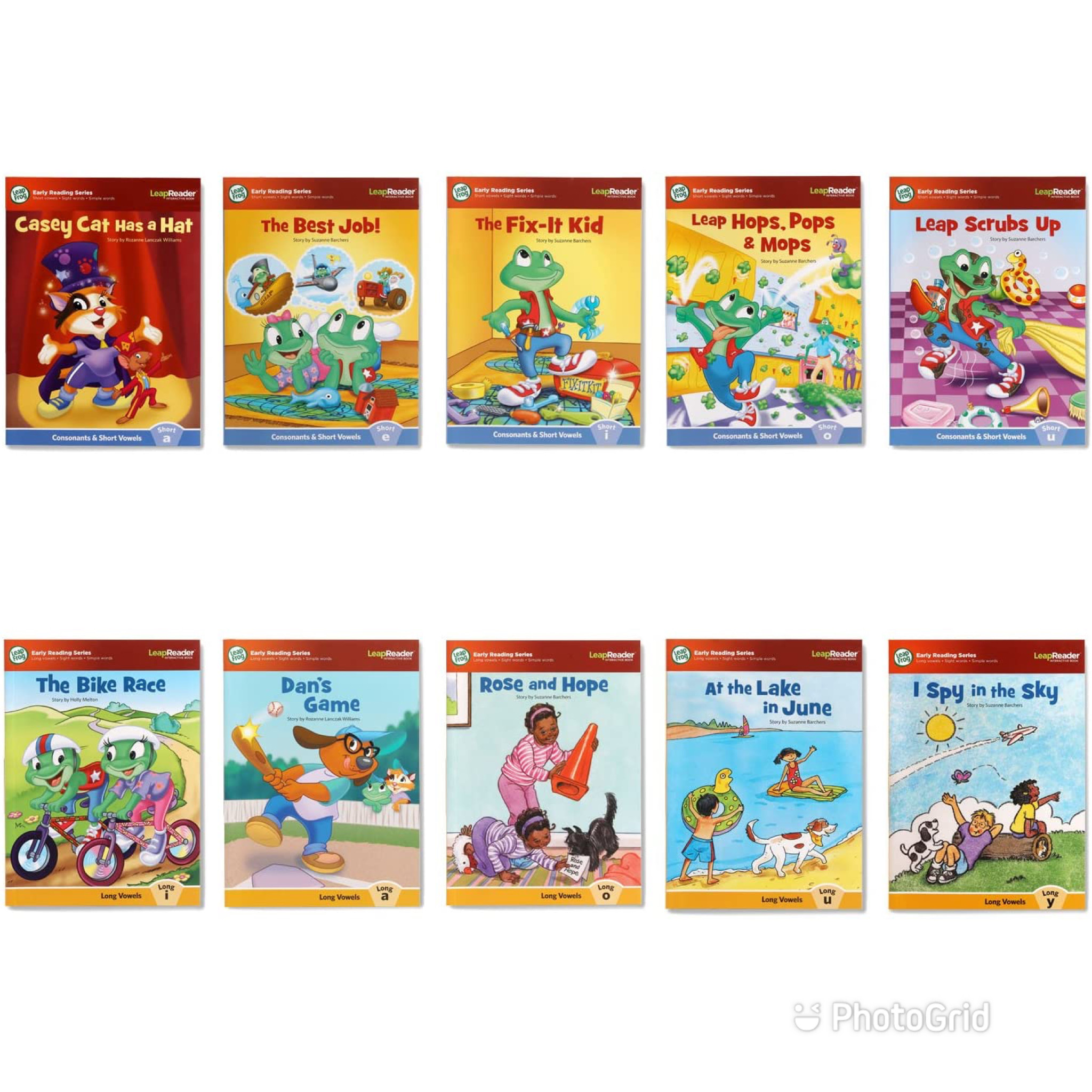 ปากกาอ่านหนังสือได้ LeapFrog LeapReader System Learn to Read 10 Book Bundle