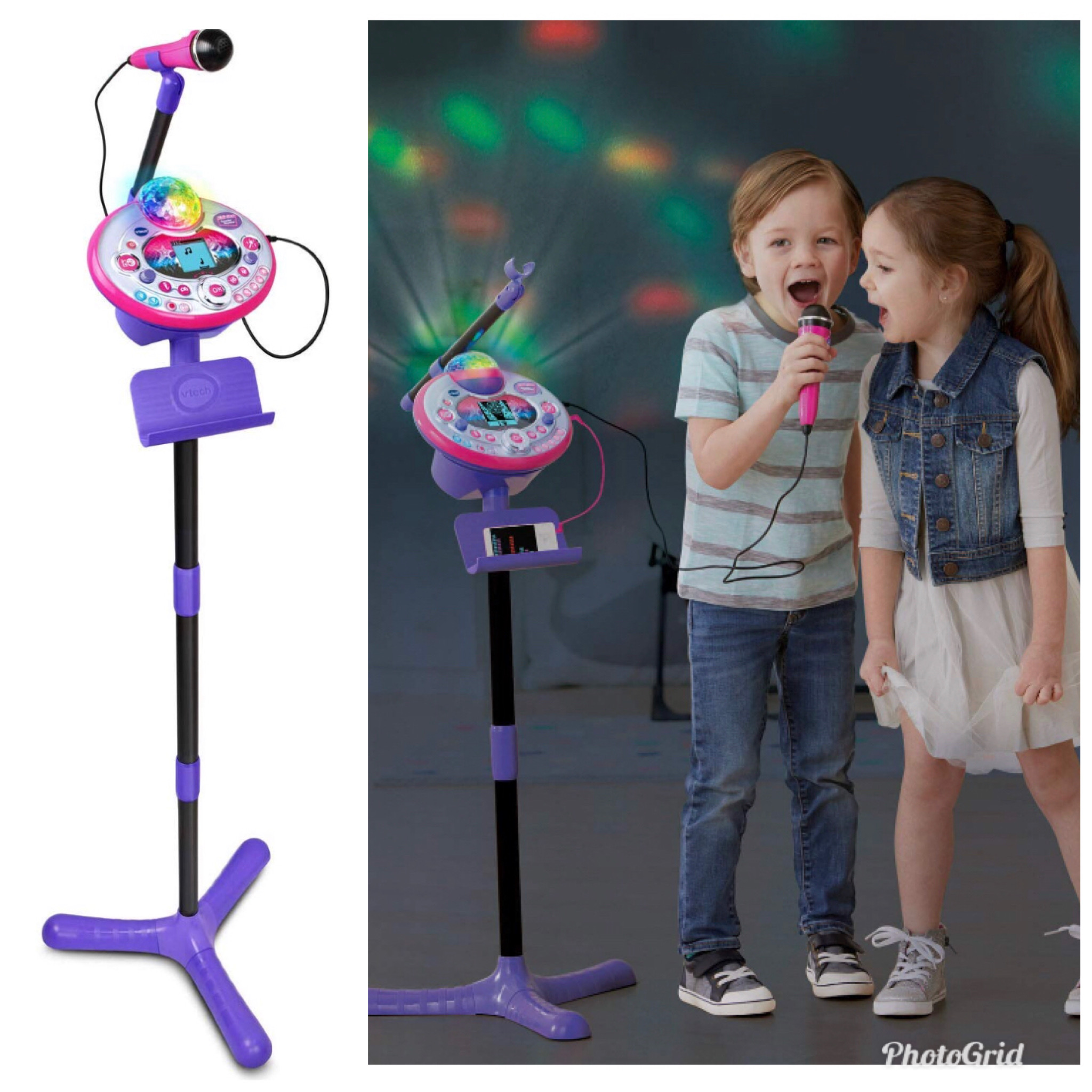 VTech Kidi Star Karaoke Machine, Pink/Purple