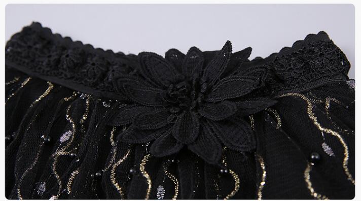 กระโปรง กระโปรงเด็ก ทรงสั้น ระบายขอบ