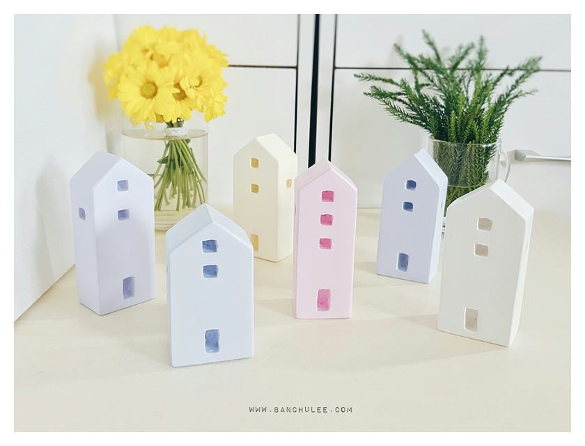 Wooden Pastel Village