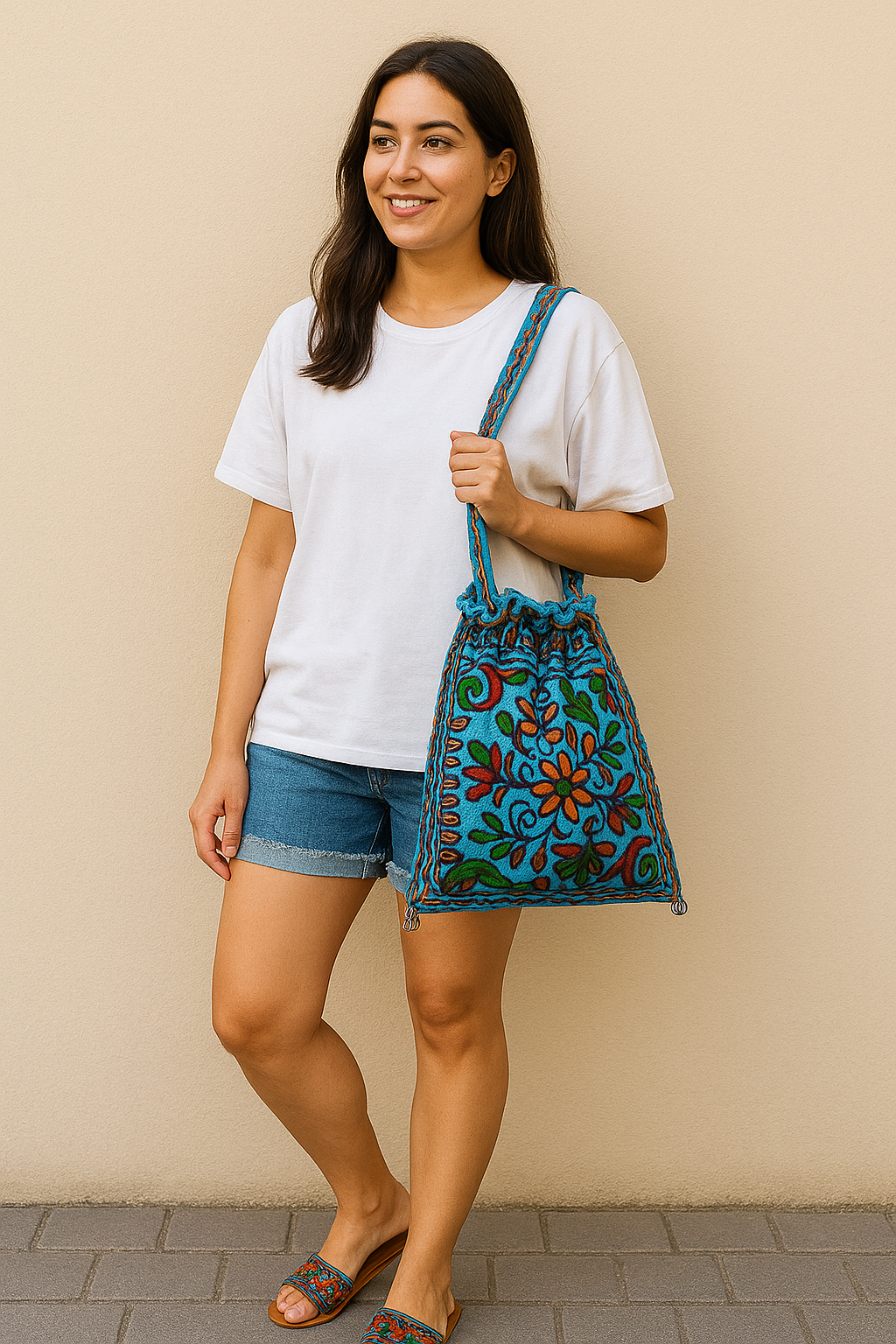 เติมสีสันให้ทุกวันด้วยกระเป๋างานคราฟต์ใบนี้ สายคาเฟ่ สายเที่ยว สายชิคต้องมี! ใส่ของได้เยอะแต่ยังคงสไตล์แบบไม่ต้องพยายาม 🌈✨