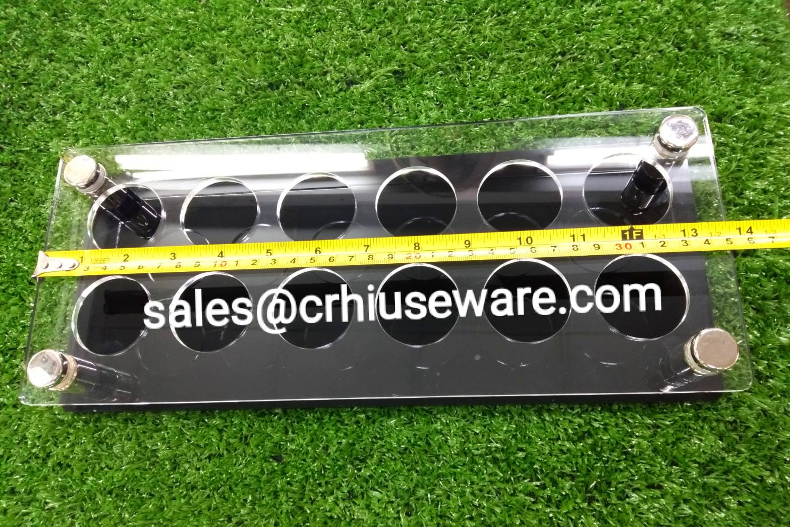 ฐานใส่แก้ว อะคริลิก รหัส 013-JT-SHOT 2