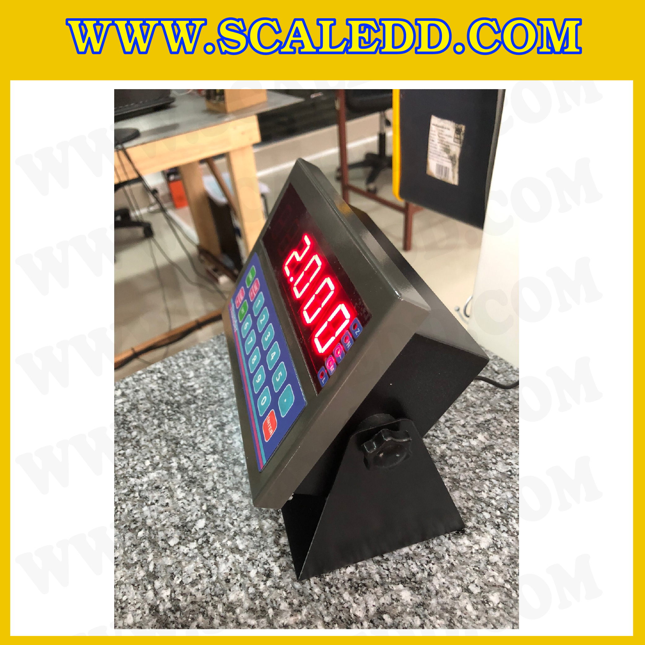 เครื่องชั่งน้ำหนักดิจิตอล ขนาดแท่นชั่ง 50*60 cm ยี่ห้อ Linear รุ่น Thunder