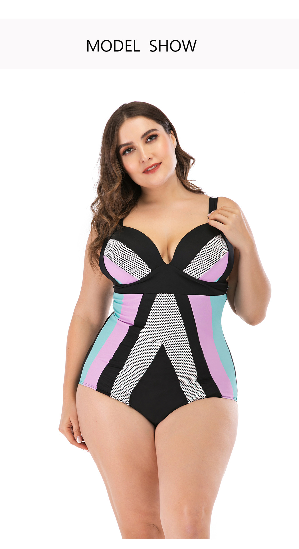 ชุดว่ายน้ำคนอ้วนวันพีช 3xl รอบอก 38-42 เอว 34-40 สะโพก 40-46 นิ้วค่ะ ผ้าดี แบบสวยมากค่ะ