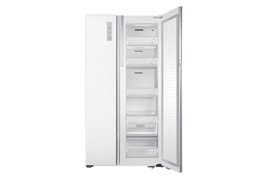 Samsung ตู้เย็น Side by Side Food Showcase ความจุ 625 ลิตร รุ่น RH60H8130WZ/ST