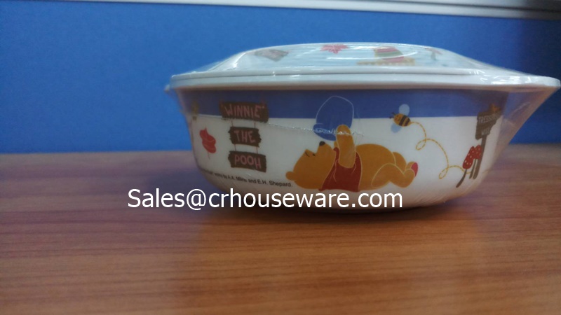 ชามพร้อมฝา ลาย Pooh Home PH-BL2450-5.5