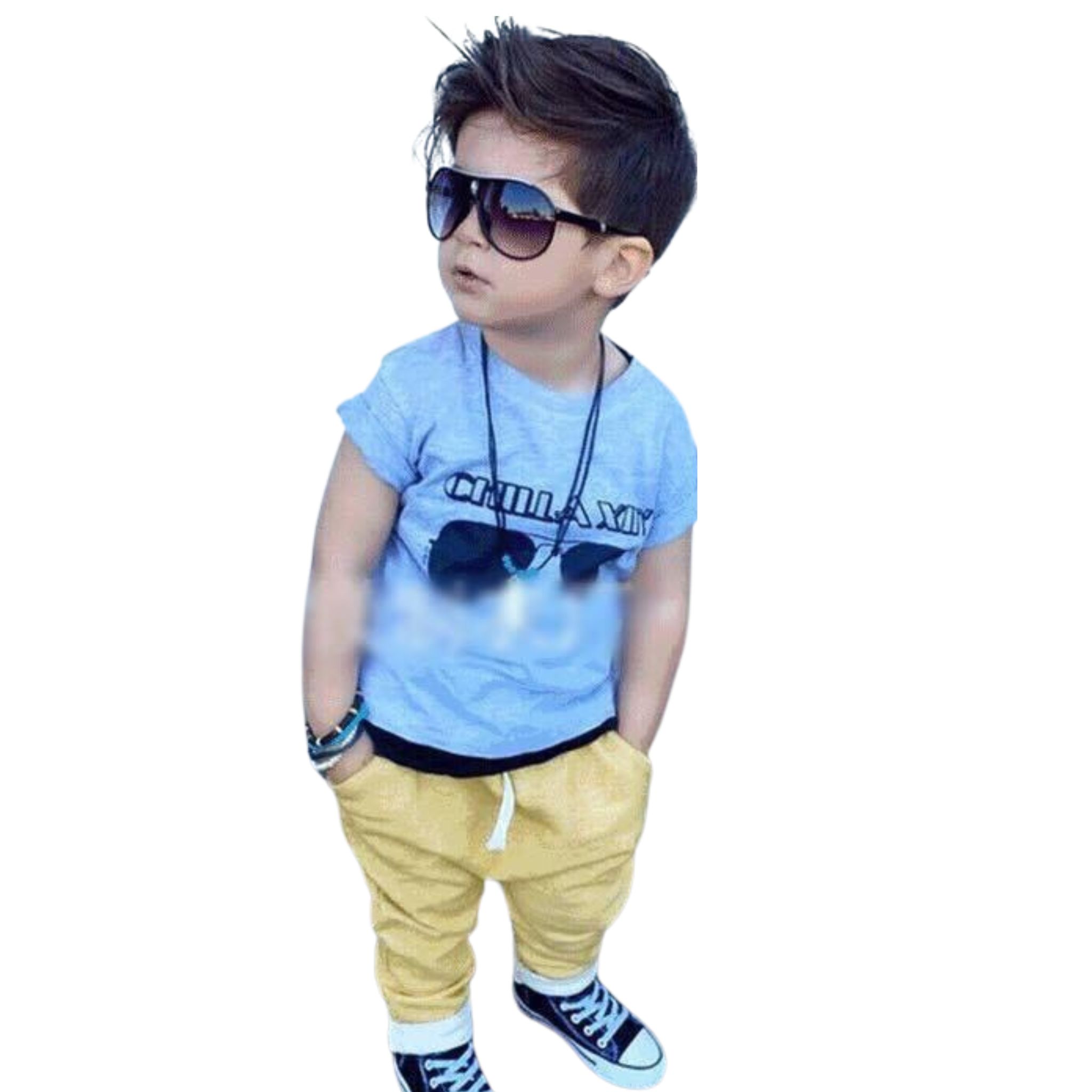 สินค้าพร้อมส่ง ชุดเซ็ต เสื้อขาว+กางเกงขาสามส่วน