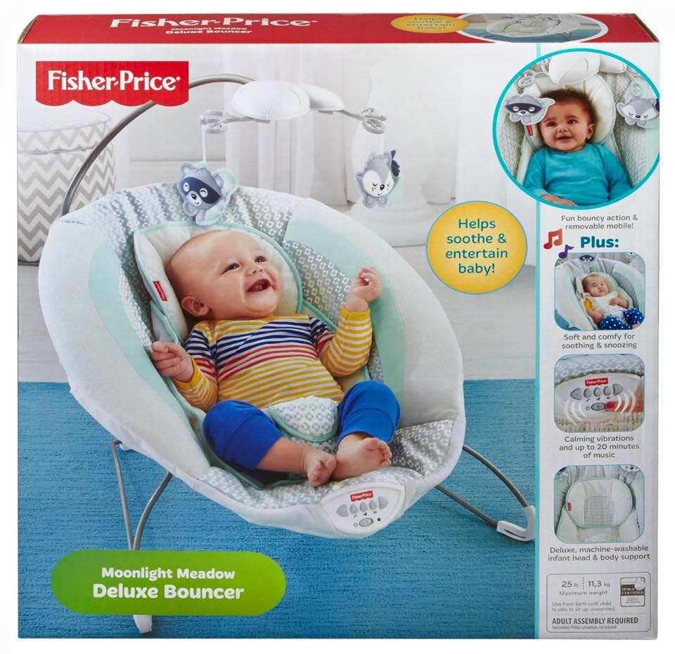 เปลสั่นอัตโนมัติ Fisher-Price Moonlight Meadow Deluxe Bouncer
