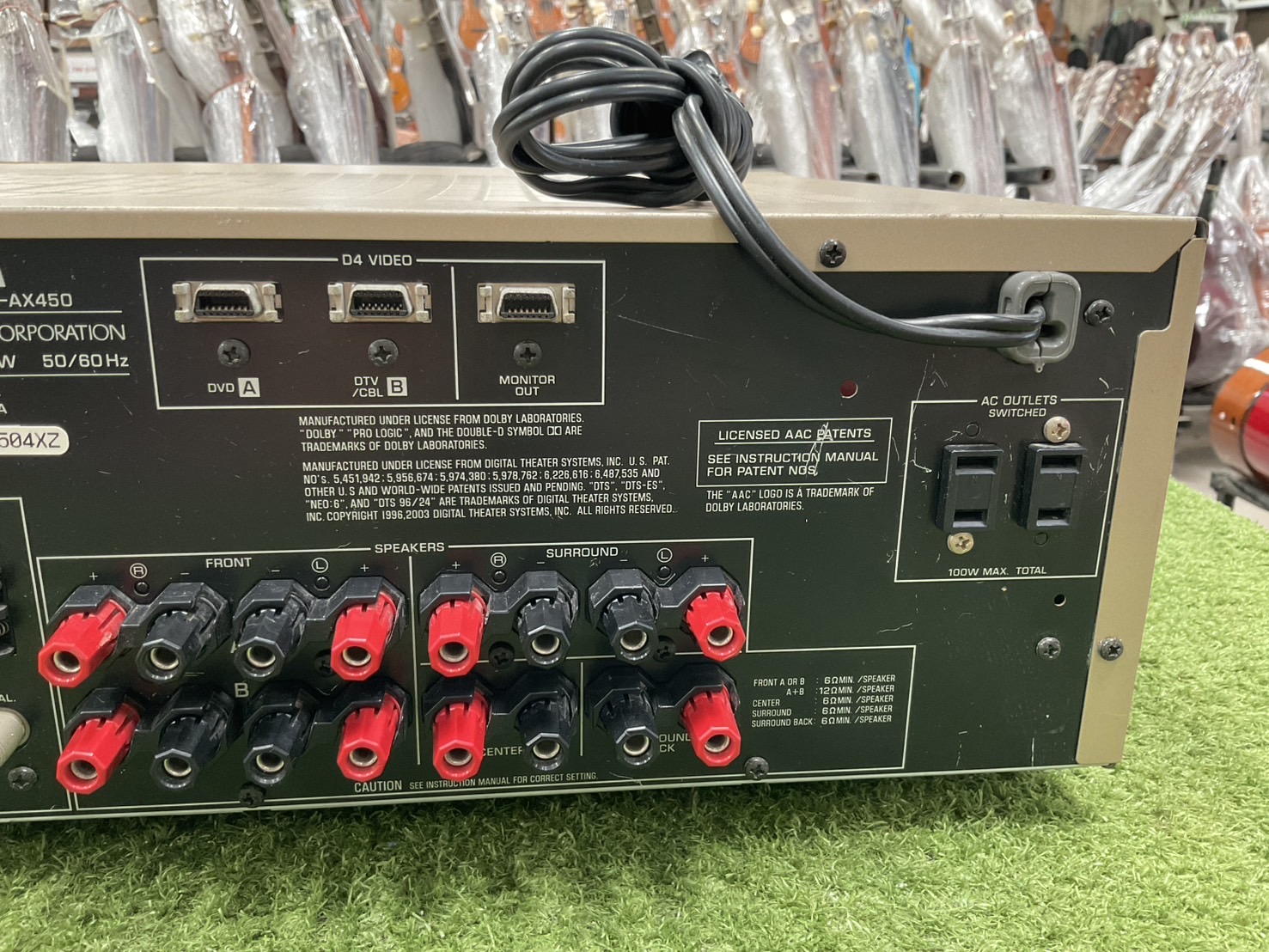เครื่องขยายเสียง YAMAHA : DSP-AX450