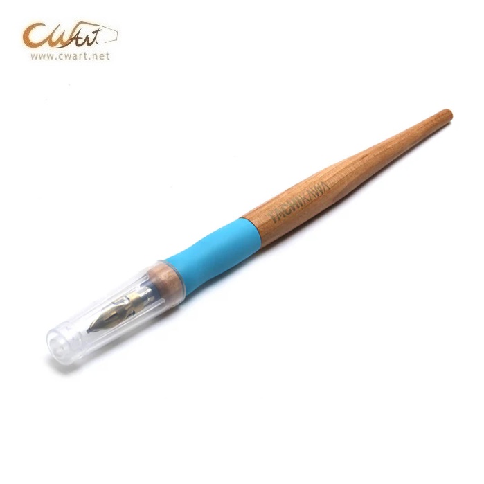 ด้ามปากกาคอแร้ง Tachikawa - T-40 ด้ามไม้ ยางจับถนอมนิ้ว