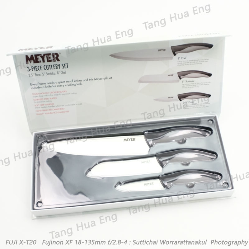 MEYER ชุดมีดครัว 3 ชิ้น( 3.5 นิ้ว-5 นิ้ว-8 นิ้ว) 46837-C