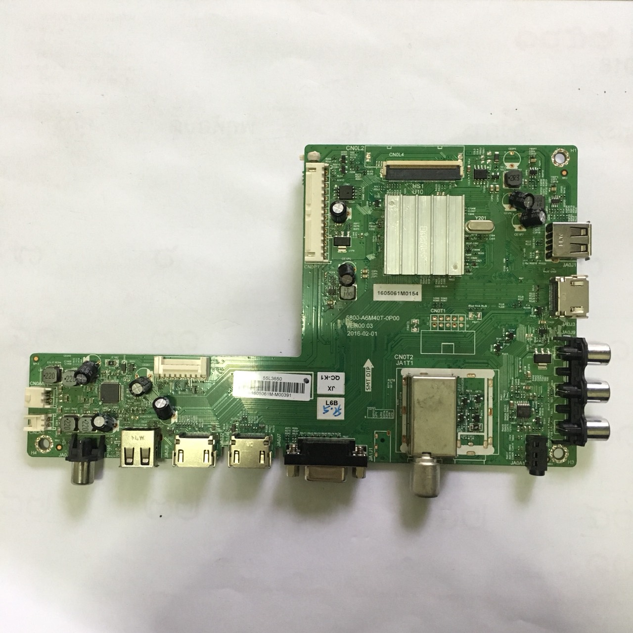 เมนบอร์ด TOSHIBA 55L3650VT / Pass : 5800-A6M40T-0P00