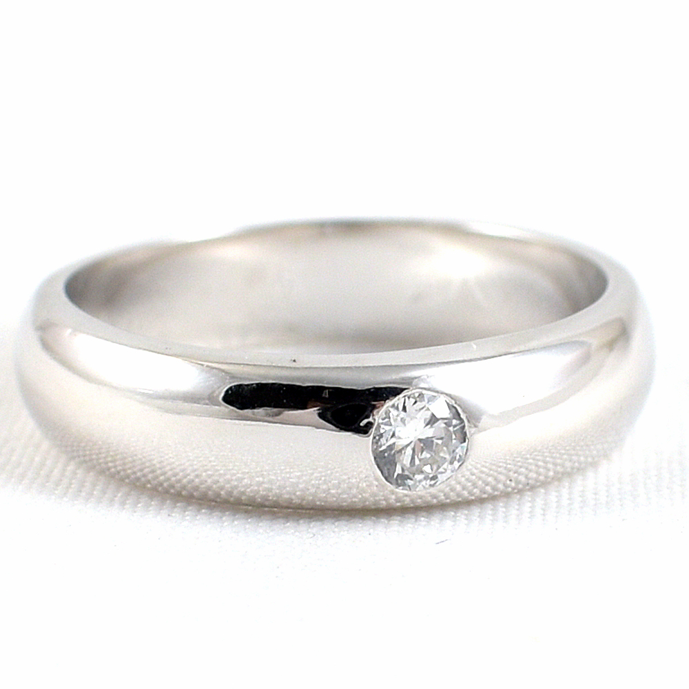 แหวนเงินแท้ราคาถูกชุบทองคำขาว เพชรCZแท้ 0.10 กะรัต งานประณีตสวยงาม สั่งผลิตค่ะ