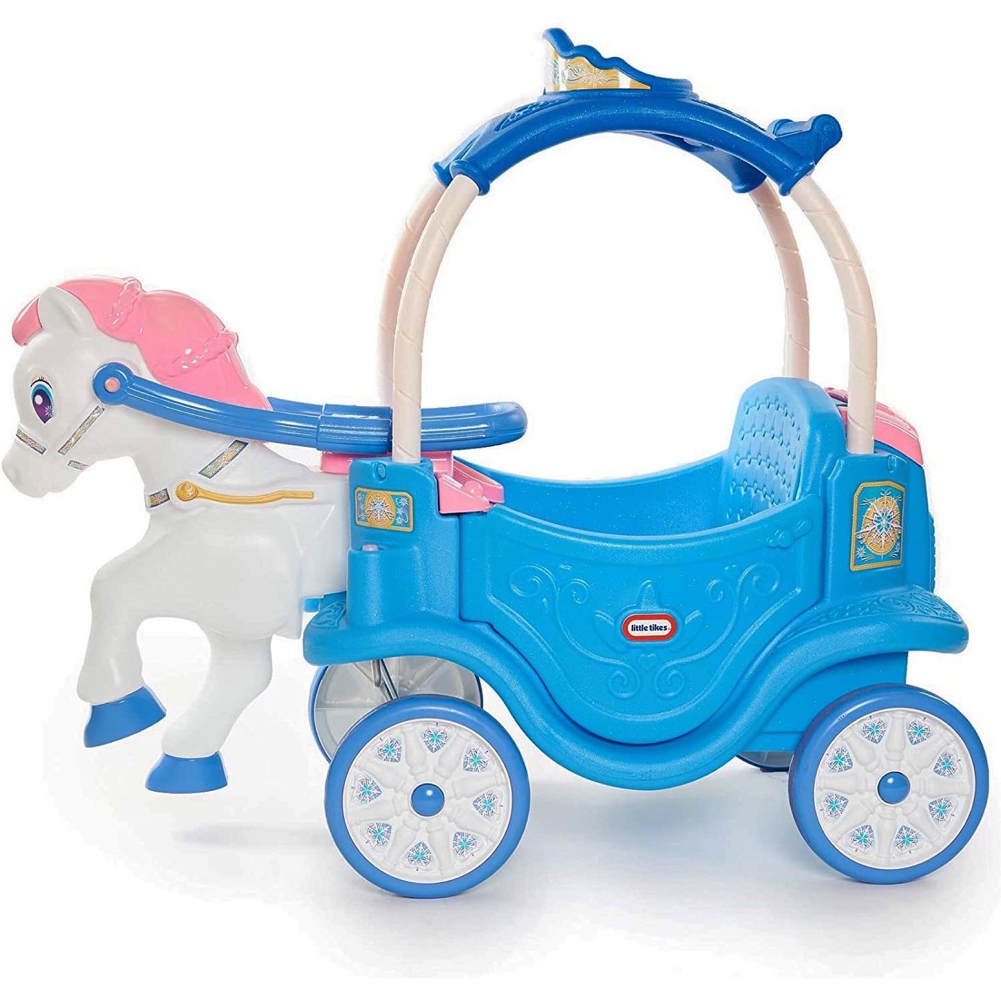 รถขาไถและรถเข็น Little Tikes Princess Horse และ Carriage ride-on