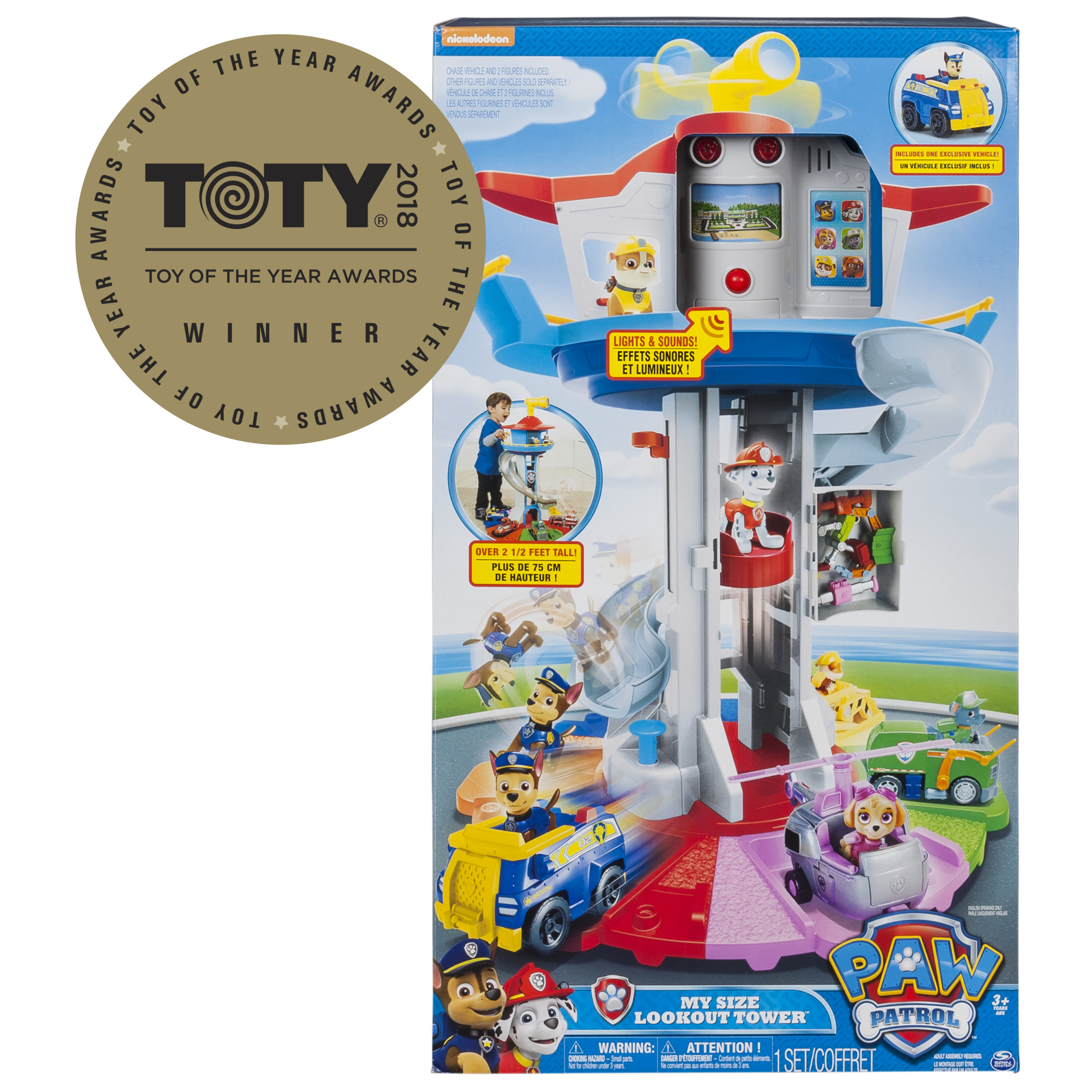 หอคอย Paw Patrol My Size Lookout Tower
