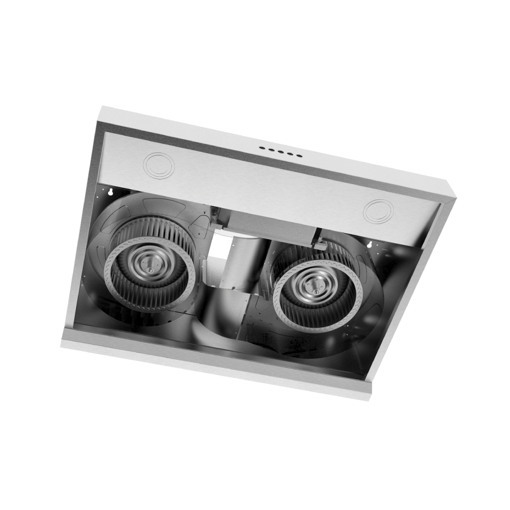 เครื่องดูดควันมอเตอร์คู่ : 008-RG-09S