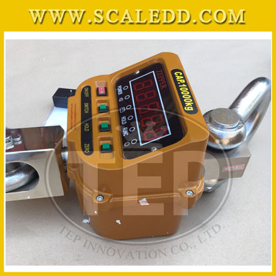 เครื่องชั่งแขวน10ตัน เครื่องชั่งดิจิตอลแบบแขวน10ตัน ค่าละเอียด 5kg รุ่น OCS-XZ (เครื่องชั่งมีใบผ่านตรวจรับรองจากสำนักชั่งตวงวัด)