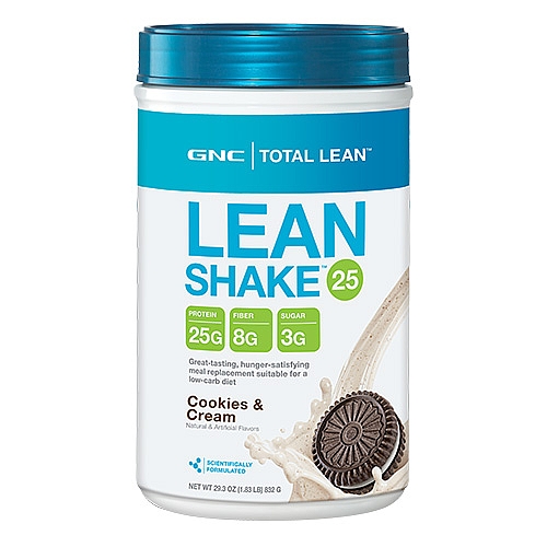 GNC Total Lean™ Lean Shake™ 25 - French Vanilla,Cookie&Cream,Rich Chocolate,Vanilla bean,Swiss Chocolate