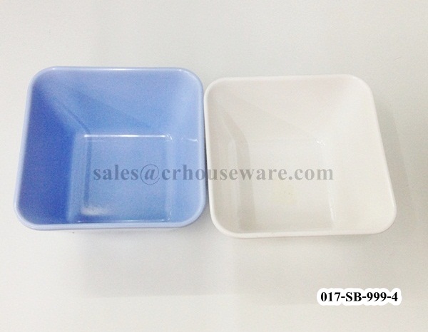 ชามทรงสี่เหลี่ยม 4 " 017-SB-999-4
