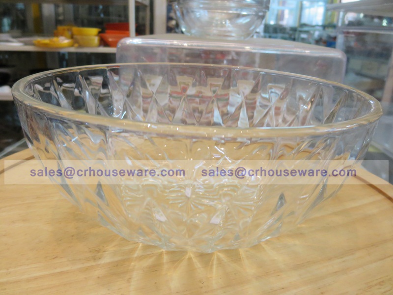 Diamond Bowl 8" 013-P00124 ชามแก้ว