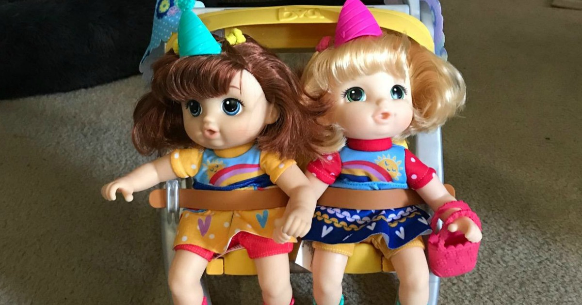 Baby Alive Littles, Shop ‘N Stroll Twins, Blonde Hair Doll, Red Hair