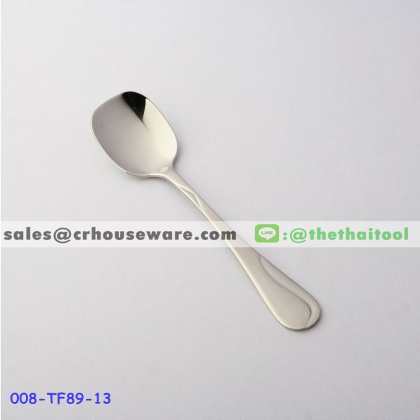 ช้อนไอศครีมสแตนเลส 89 ลายภูเรือ ICE CREAM SPOON 008-TF89-13