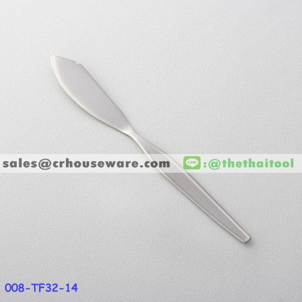 มีดเนยสแตนเลส 32 ลายกระดังงา BUTTER KNIFE 008-TF32-14