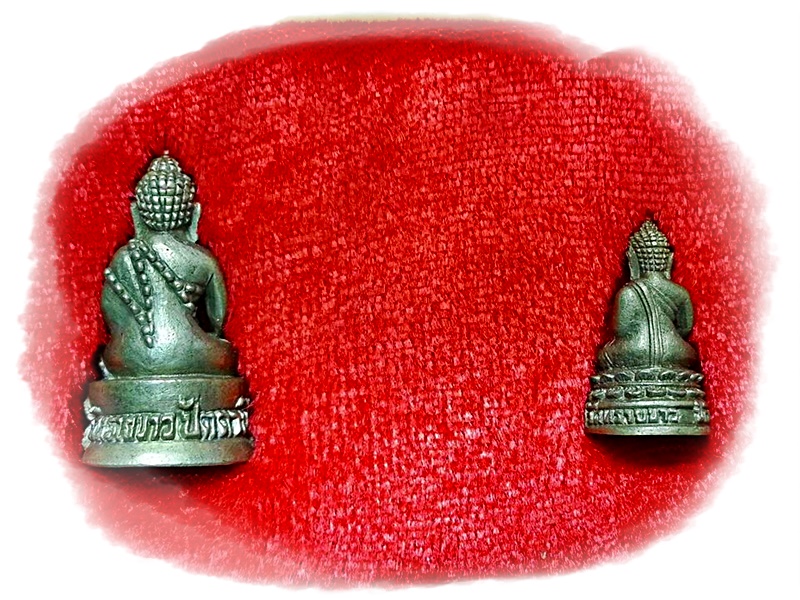 พระกริ่ง-พระชัยวัฒน์โพธิสัตโต รุ่นสร้างวิหาร เนื้อสัมฤทธิ์กายสิทธิ์ ปี 2535 วัดทรายขาว จ.ปัตตานี