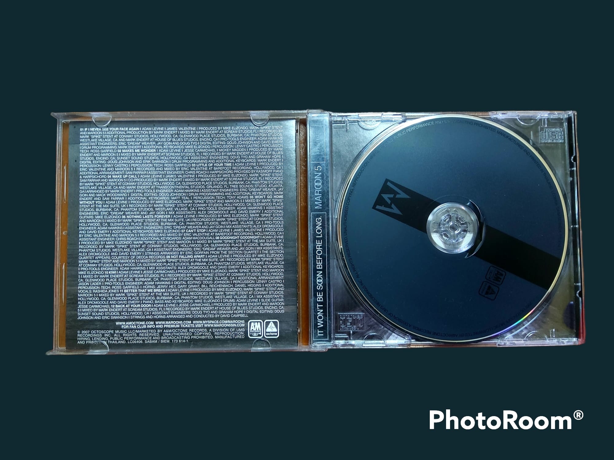 CD เพลง Maroon 5 อัลบั้มที่สอง It Won't Be Soon Before Long 2007