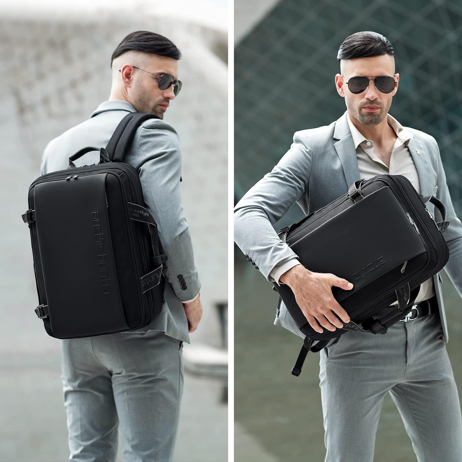 กระเป๋าเป้ Notebook สะพายหลัง & Travel Backpack รุ่น B00540 รองรับถึง 15.6" ขยายพื้นที่ได้ 20-30 ลิตร by Arctic Hunter