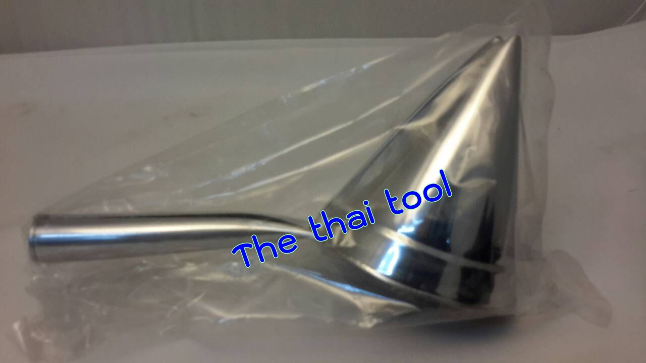 กรวยทำขนมฝอยทอง - ขนาดกลาง ทำจากสแตนเลส รหัสสินค้า 016-FTC-SL Foi thong mold aluminium. 016-FTC-SL