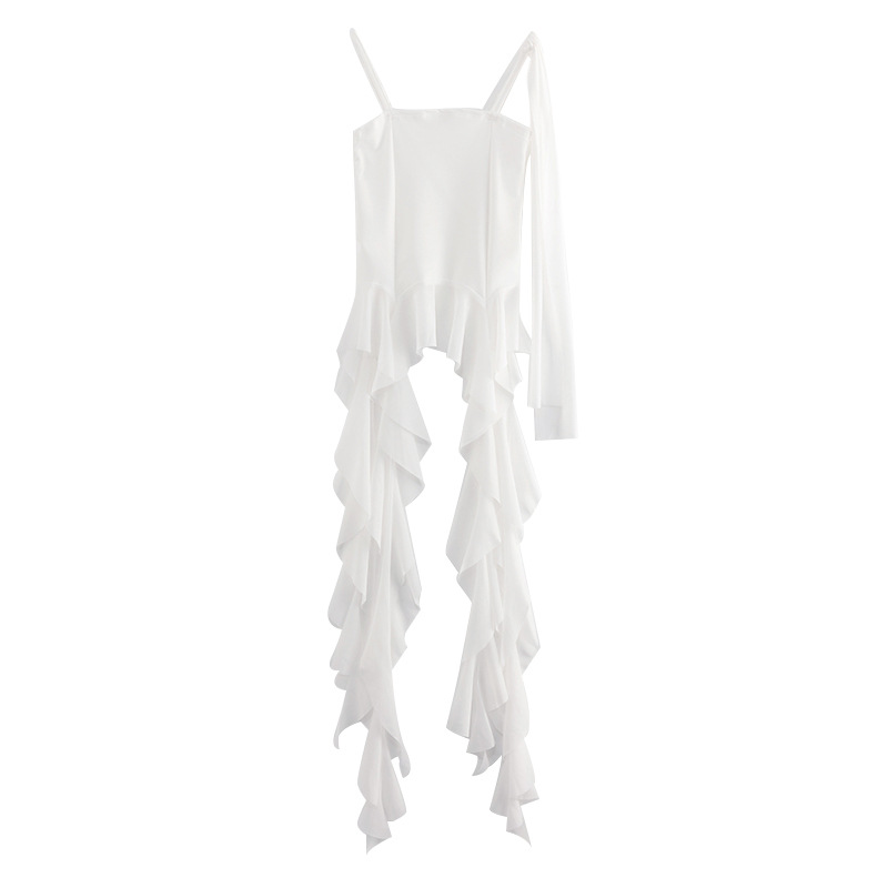 สินค้าพร้อมส่ง ***ชุดเต้น เซ็ตเสื้อกั๊กดำ ขาว +กางเกงขายาวขาวสั้นดำ