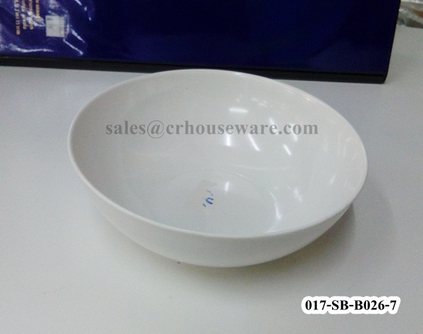 ชามก๋วยเตี๋ยวทรงโคมแบบตื้น 7" 017-SB-B026-7,noodle_Bowl_melanmine