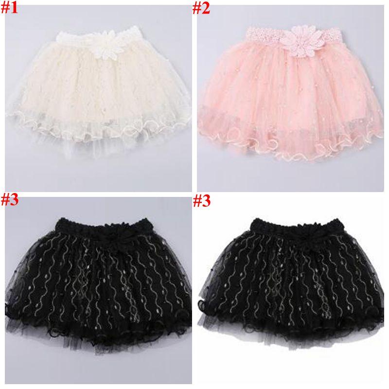 กระโปรง กระโปรงเด็ก ทรงสั้น ระบายขอบ