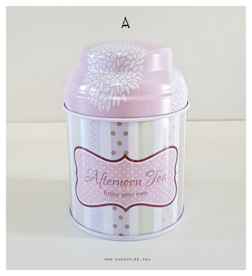 Tea Tin Can กระป๋องชา งานสังกะสี