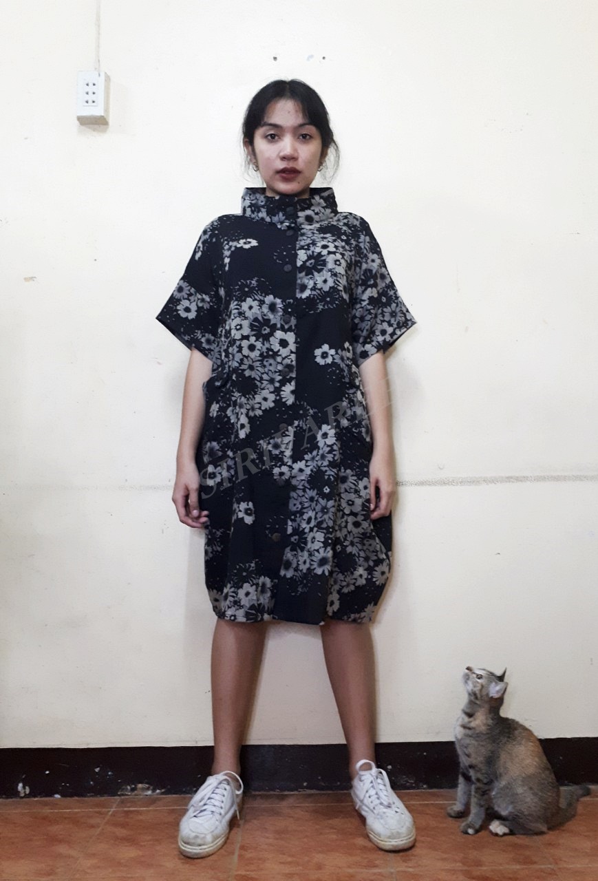 COTTON SIRIVAREE เทห์ !!! ผ้าใยธรรมชาติลายญี่ปุ่น (3032) 9 สี 9 ลาย แดง,ดำ,น้ำตาล,ม่วง รอบอก 48 นิ้ว