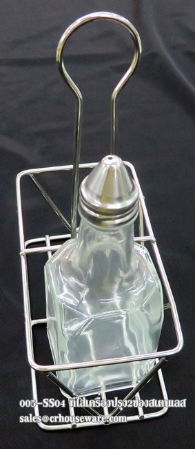 พวงเครื่องปรุงสเตนเลส 2 ช่อง 005-SS-04