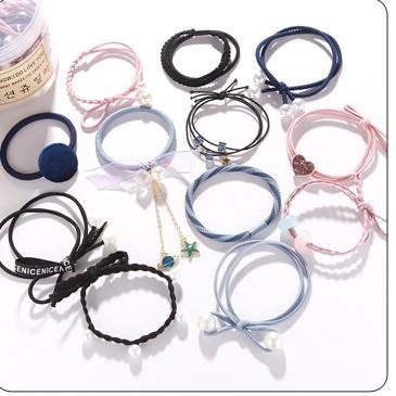 กล่องเซ็ท ยางรัดผม คละแบบ