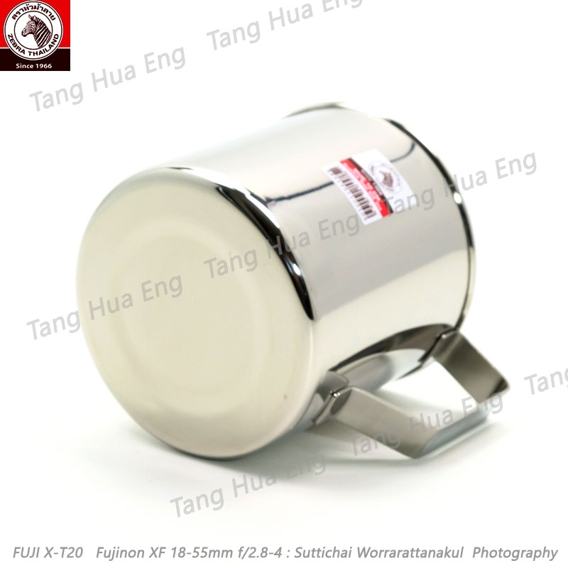 Zebra กระป๋องน้ำสเตนเลส 10 ซม. ตราหัวม้าลาย