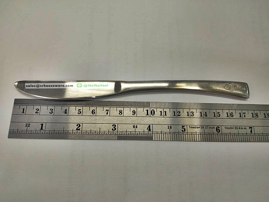 มีดหั่นขนมปังสแตนเลส ของพรีเมี่ยม มีสกรีนโลโก้การบินไทย (มีจำนวนจำกัด) รหัสสินค้า 008-TG,มีดหั่นผลไม้ห้องพักโรงแรม,มีดผลไม้ห้องพักโรงแรม