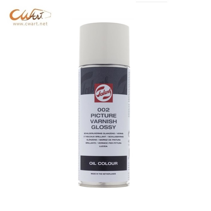 สเปรย์เคลือบสีน้ำมัน Talens 400ml - 002 เงา(Gloss)