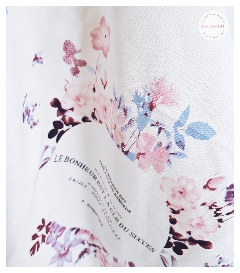 Shabby Chic Floral Placemat ผ้ารองจาน ลายดอกไม้