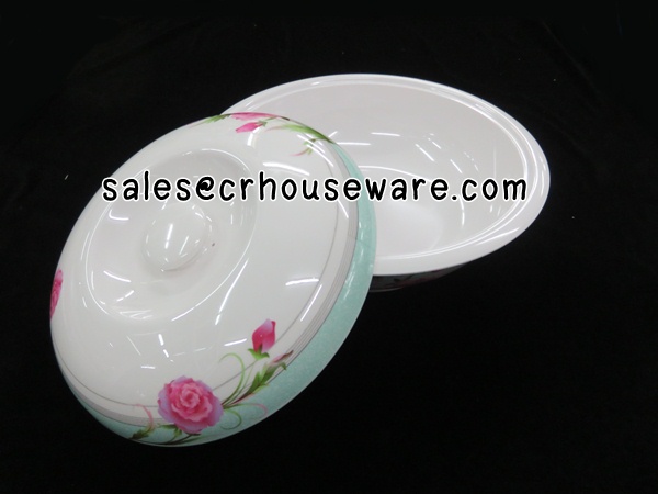 โถข้าวพร้อมฝา 10 นิ้ว 017-BL828-10 (RB)