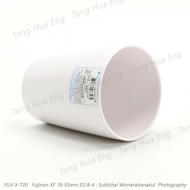 ถ้วยน้ำไม่มีหู 3 นิ้ว 993-3 ตรายูนิก้า สีครีมขาว/ฟ้า