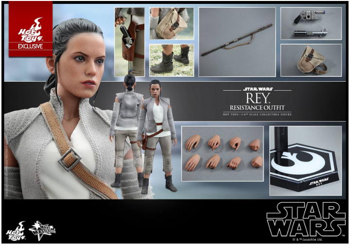 HOTTOYS - Star Wars: The Force Awakens - Rey (Resistance Outfit)